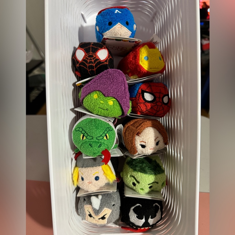 NWT Marvel Disney TsumTsum 11 piece set as pictured. All with tags.